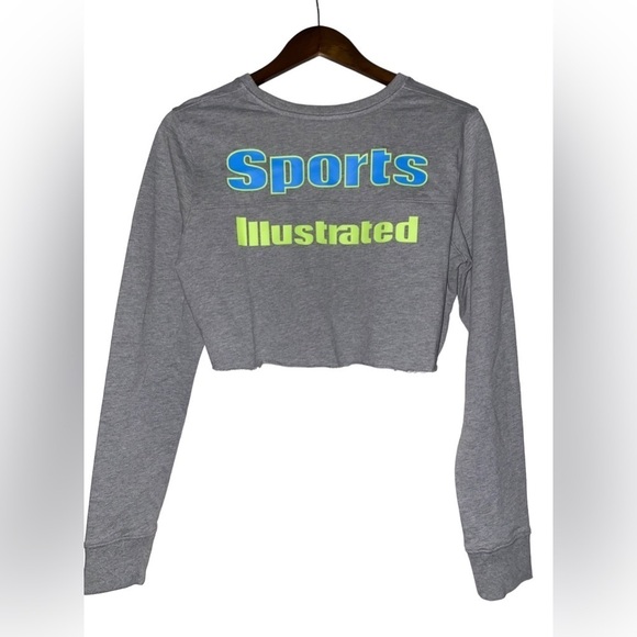 Sport Illustrated Cropped Top M Beach‎ Model Swimsuit Model Cover Up NEW Logo - Picture 2 of 8